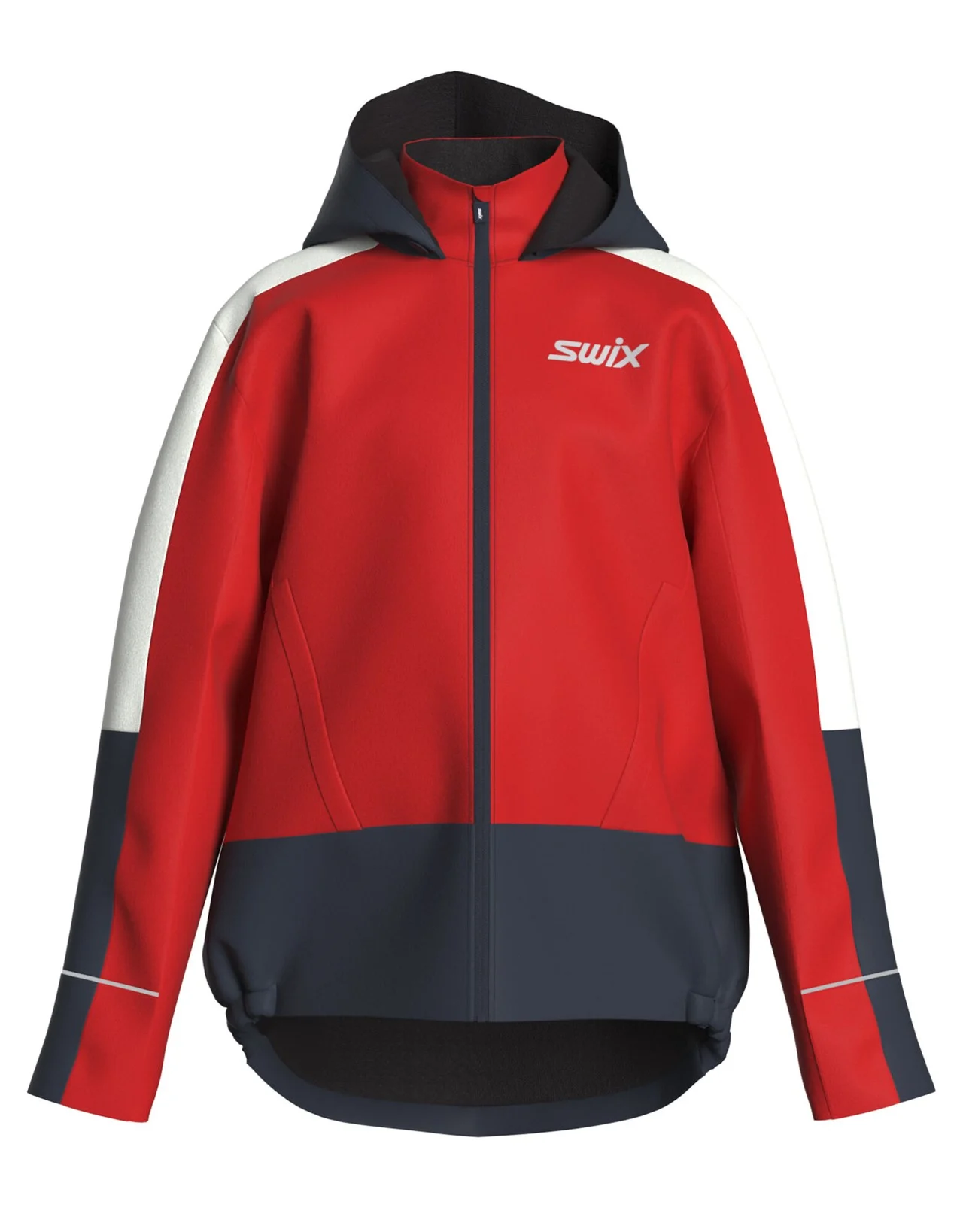 Blizzard Hood Jacket Junior Swix Red