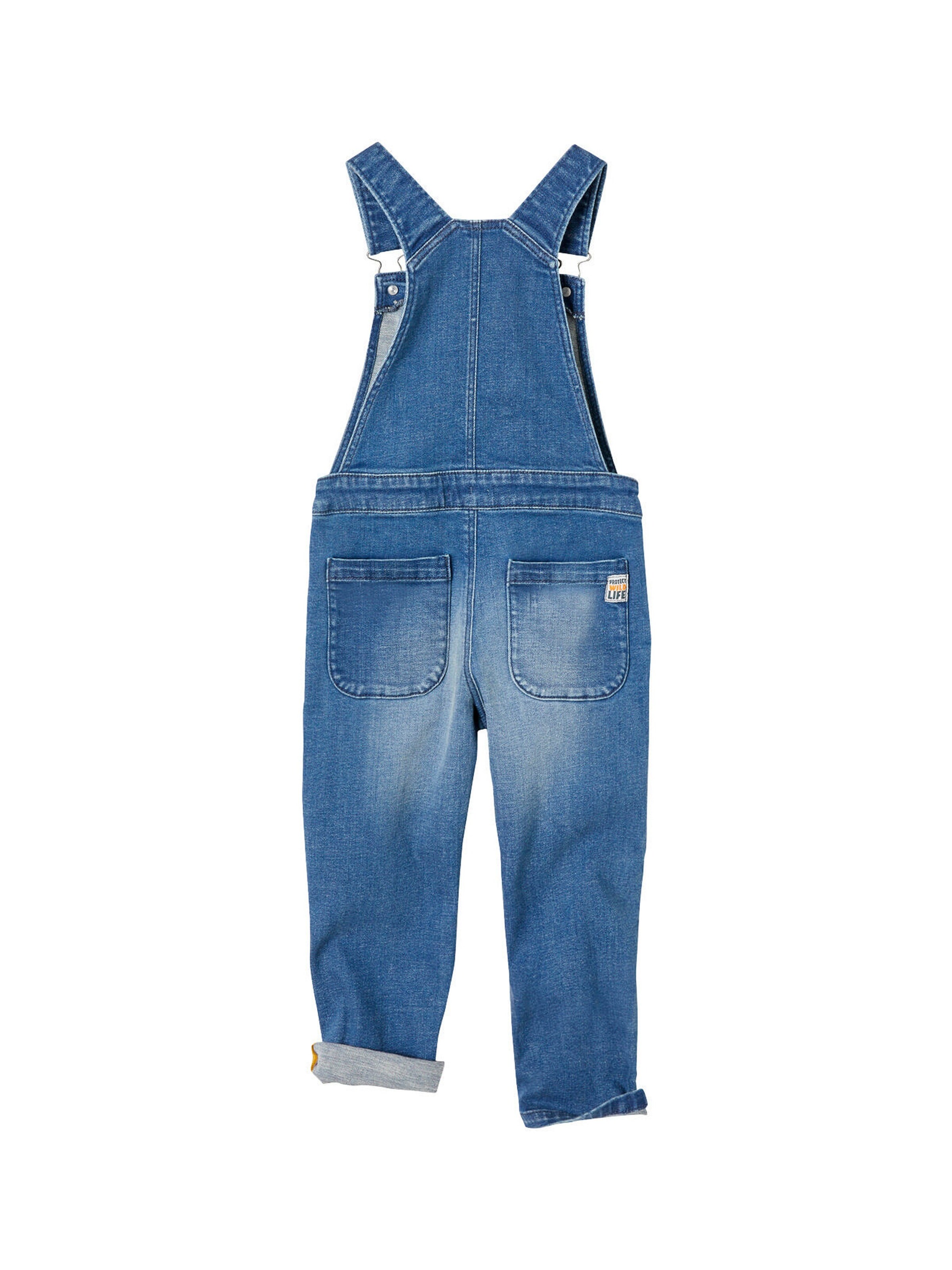 Vertbaudet Jungen Jeans-Latzhose blue stone