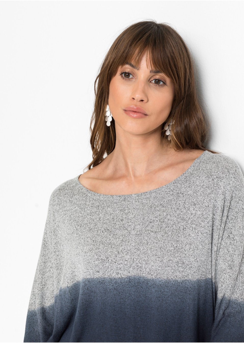 T-shirt oversize à dégradé de couleur