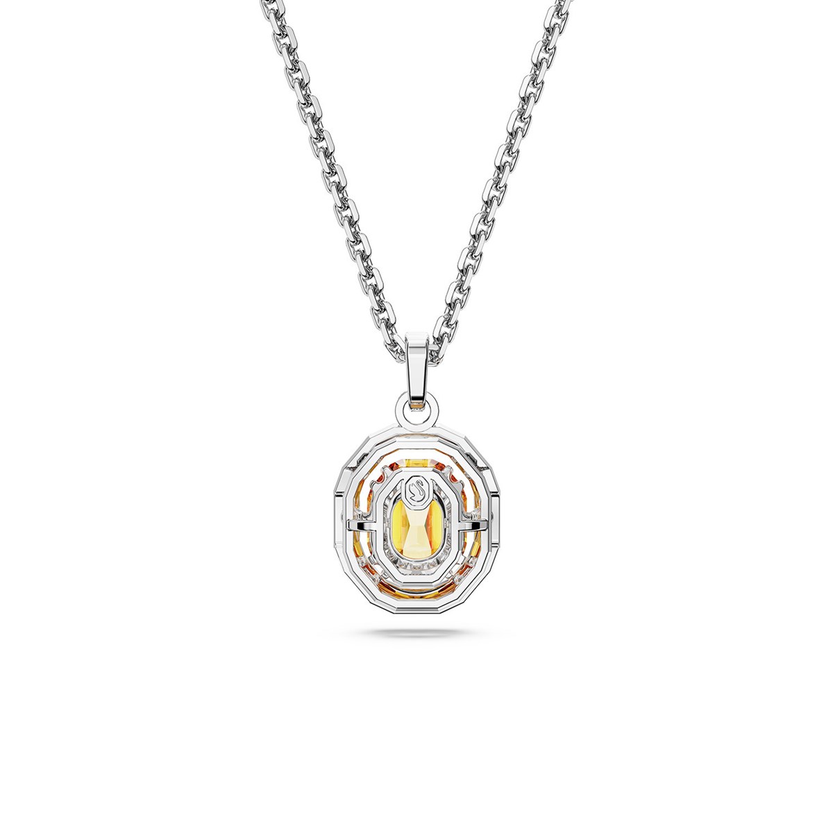 Pendentif Swarovski Chroma jaune et bleu
