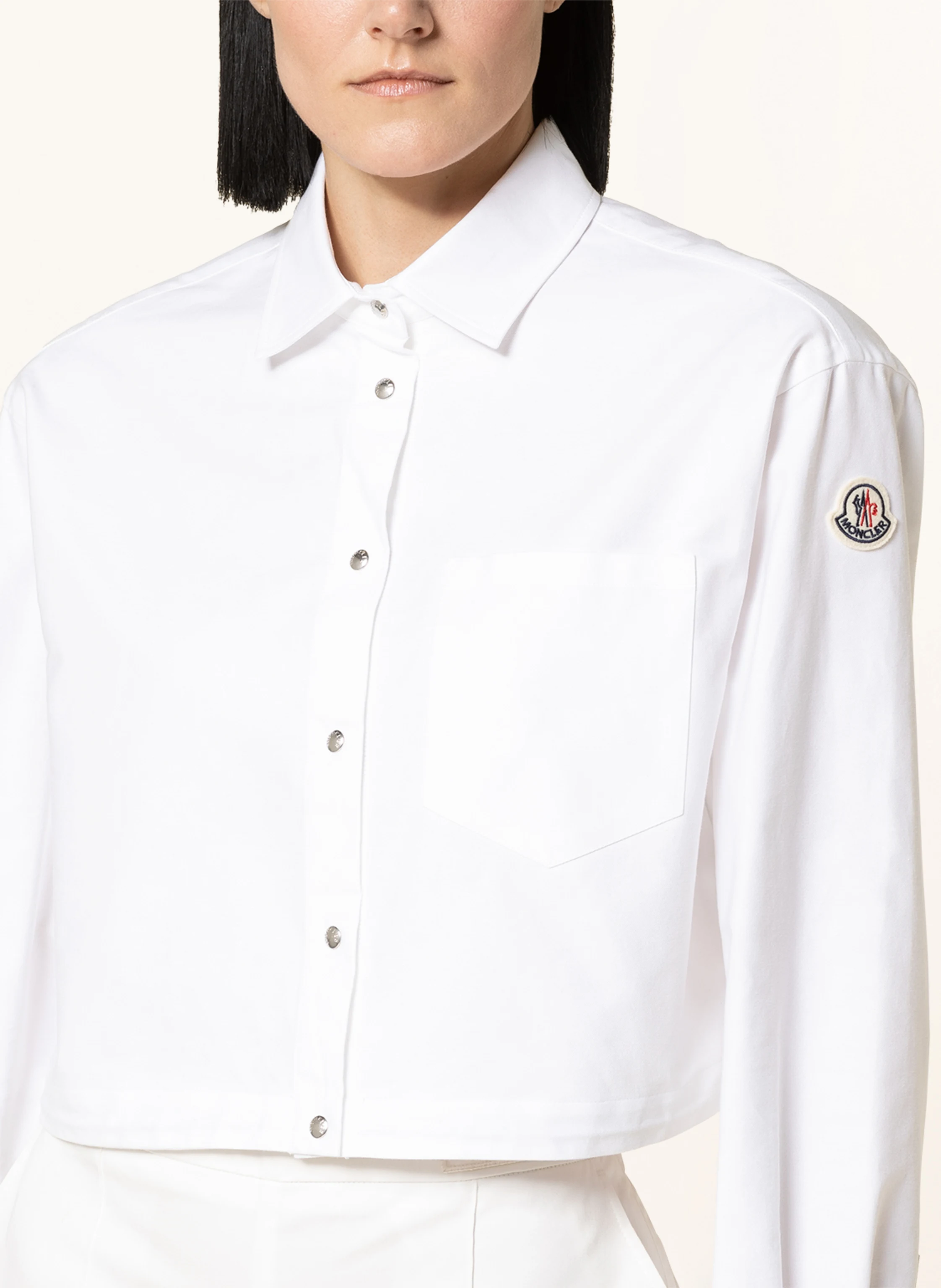 MONCLER Cropped-Hemdbluse