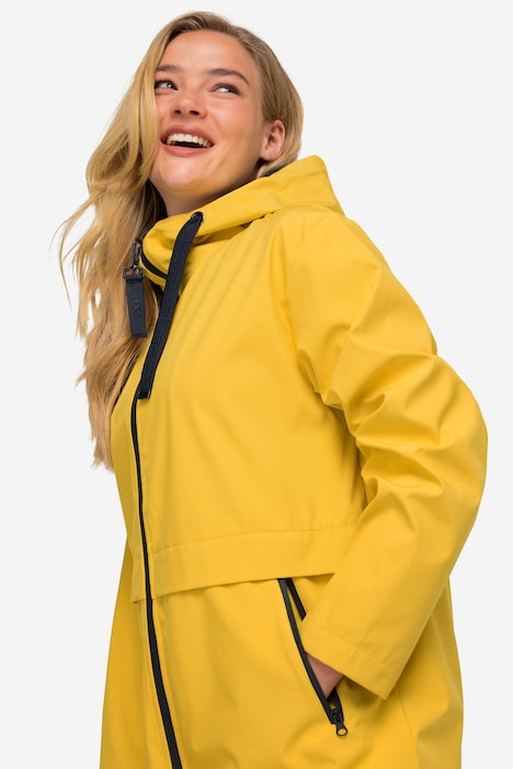 Softshell-Jacke, oversized, Kapuze