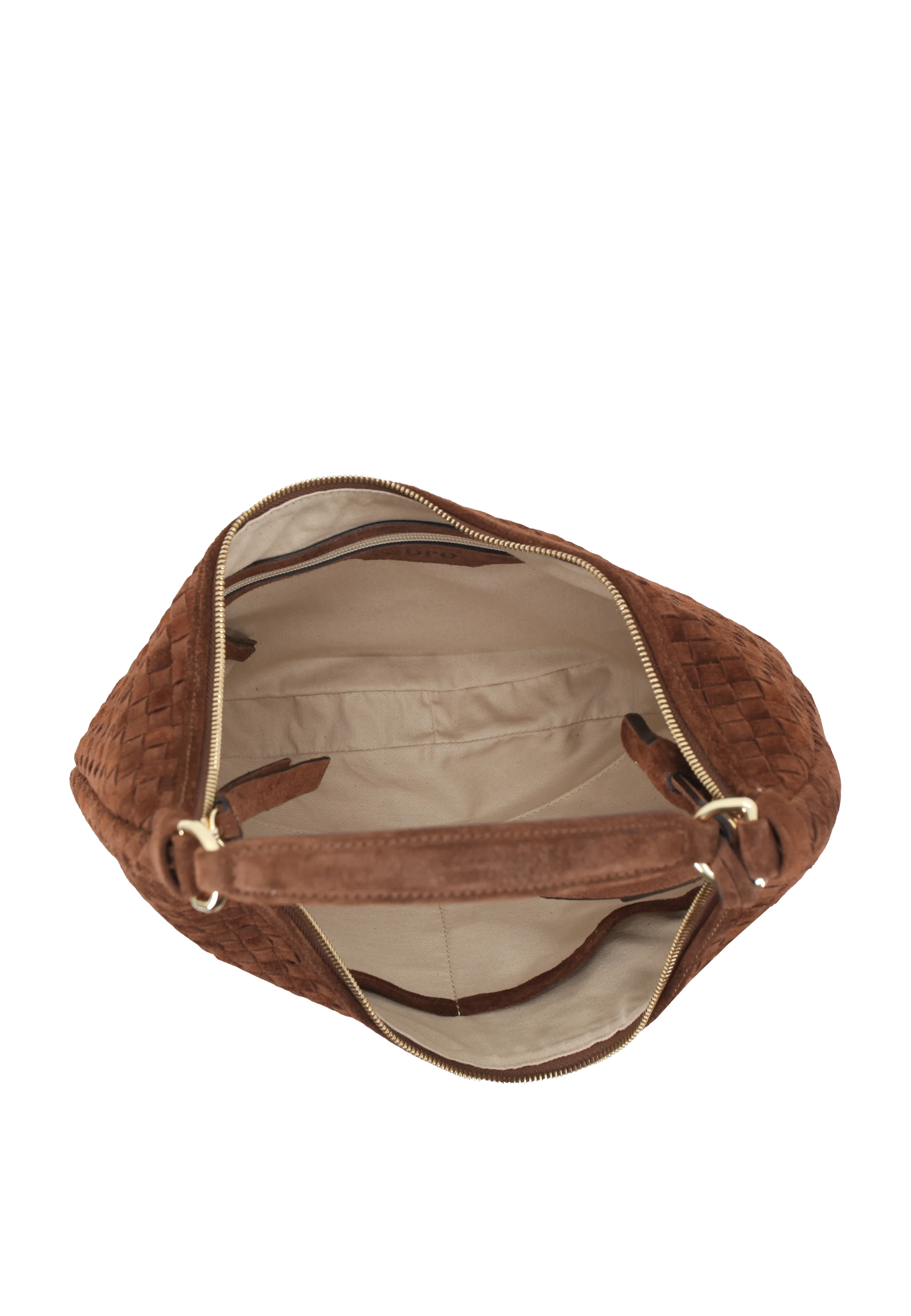 Hobo NANA small Leather Suede woven Standard