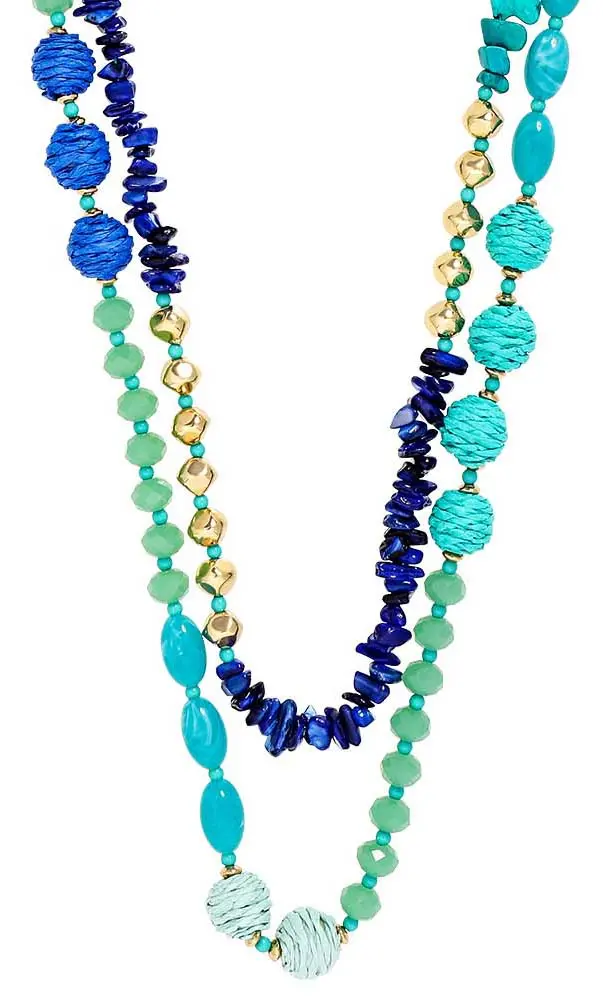 Layering-Kette - Turquoise Beach