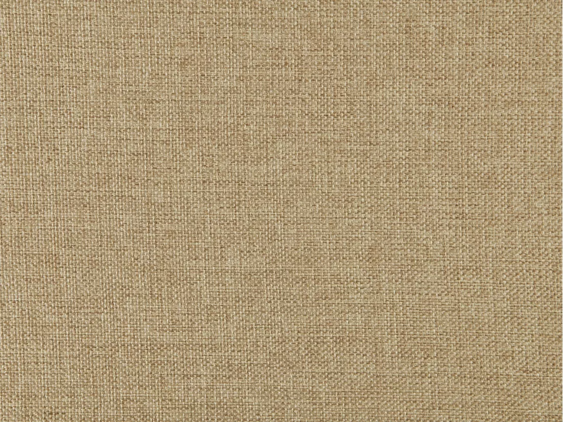 Lit 90 x 200 cm avec tête de lit capitonnée - Tissu - Beige - MASSIMO II