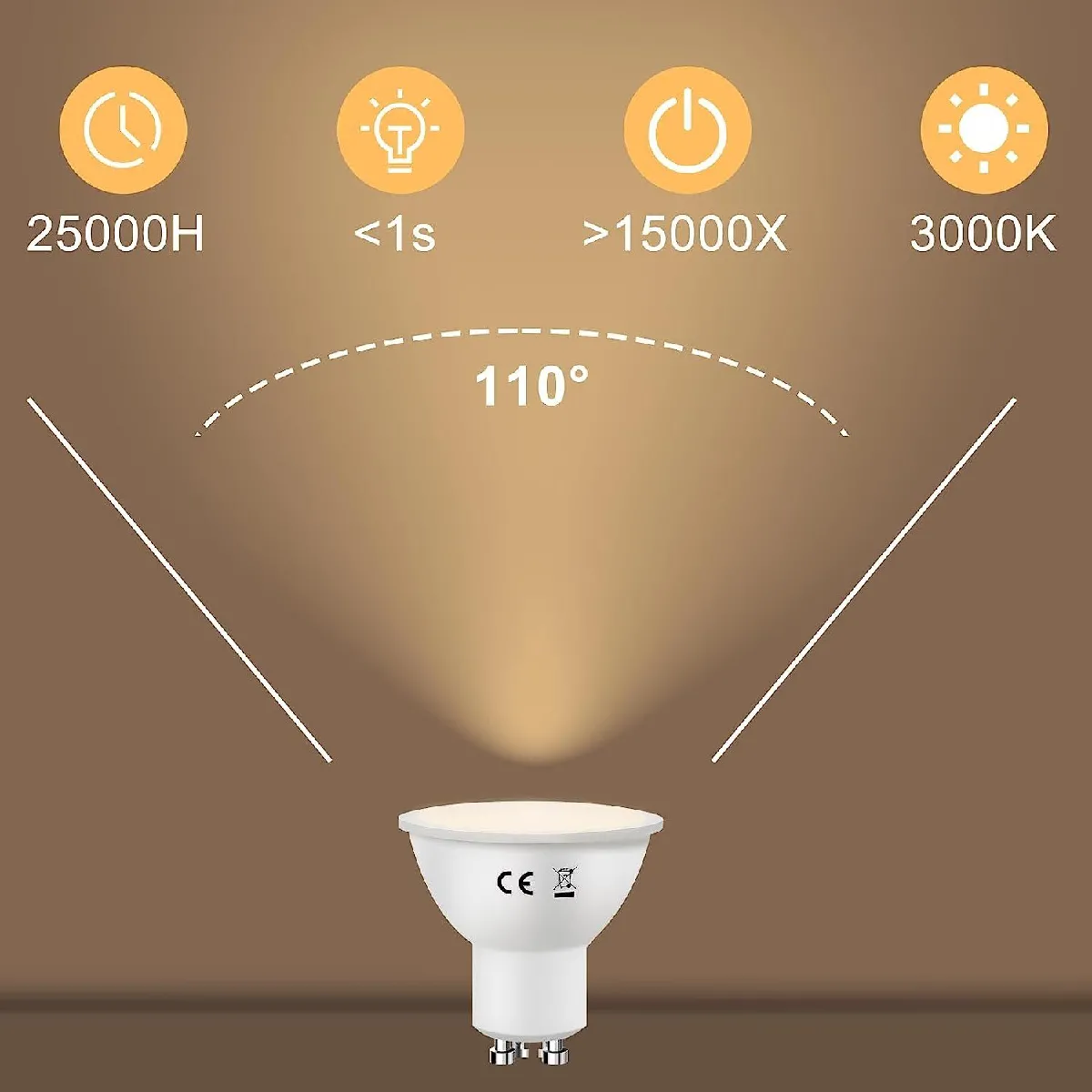 AUTRES TEMPS ZMH LED Bulb Lamp 6W