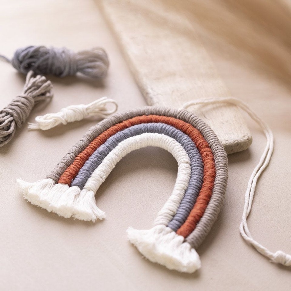 DIY Kit - Macramé - Regnbue