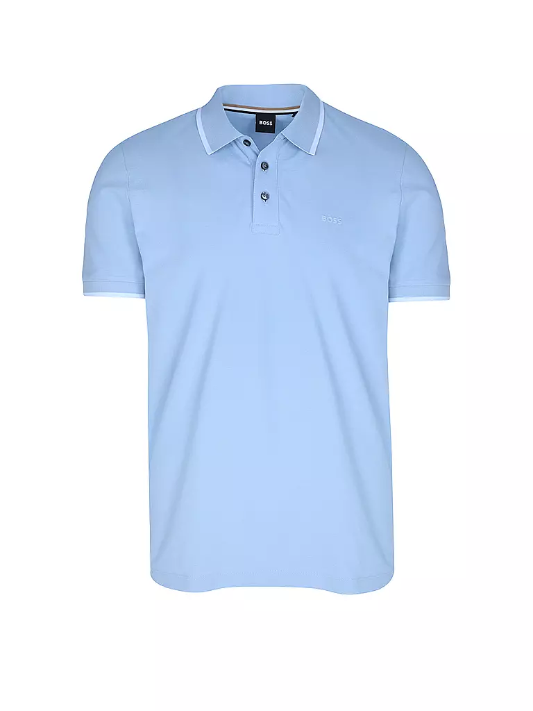 BOSS Poloshirt PARLAY 190 hellblau