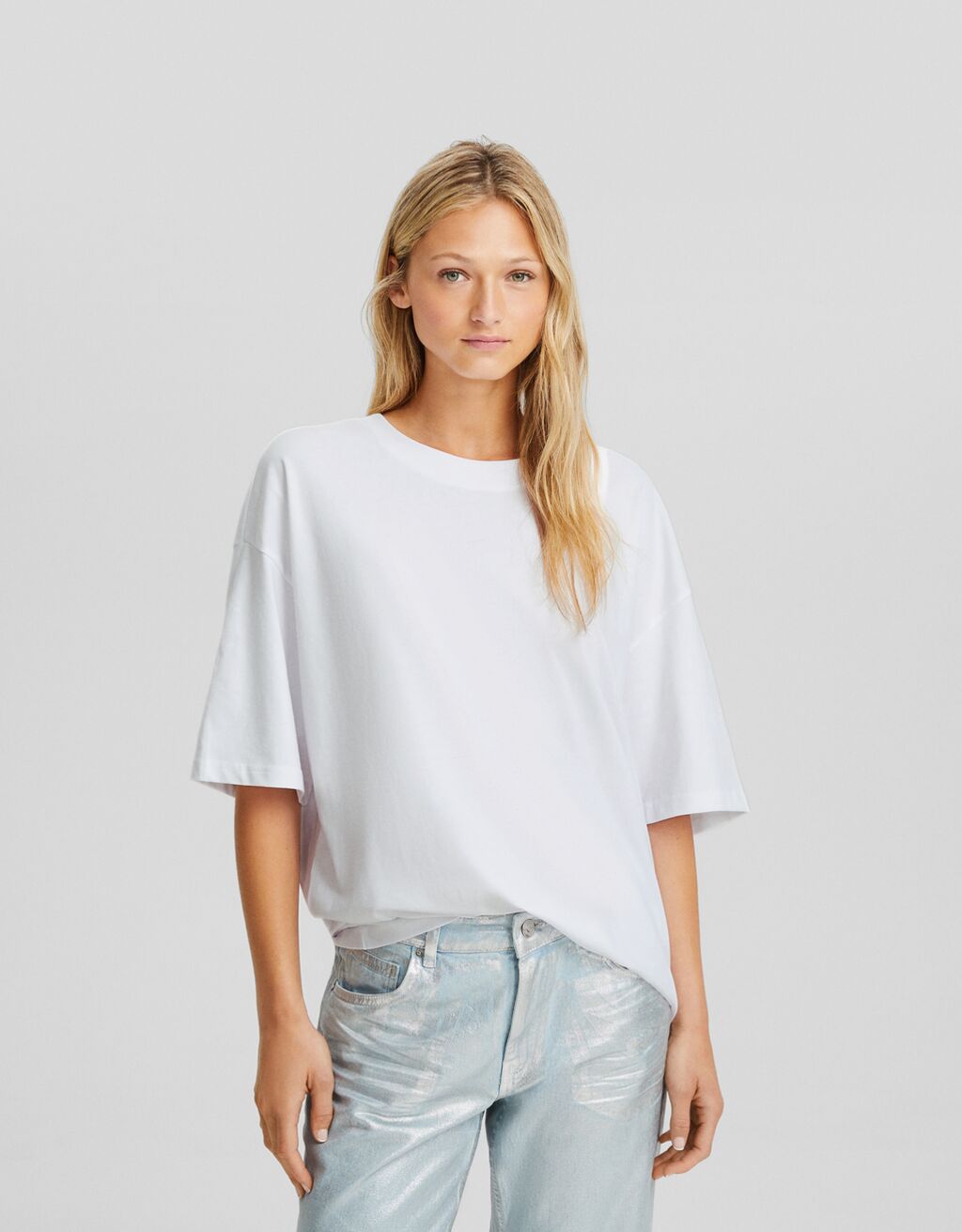 Camiseta de manga curta oversized