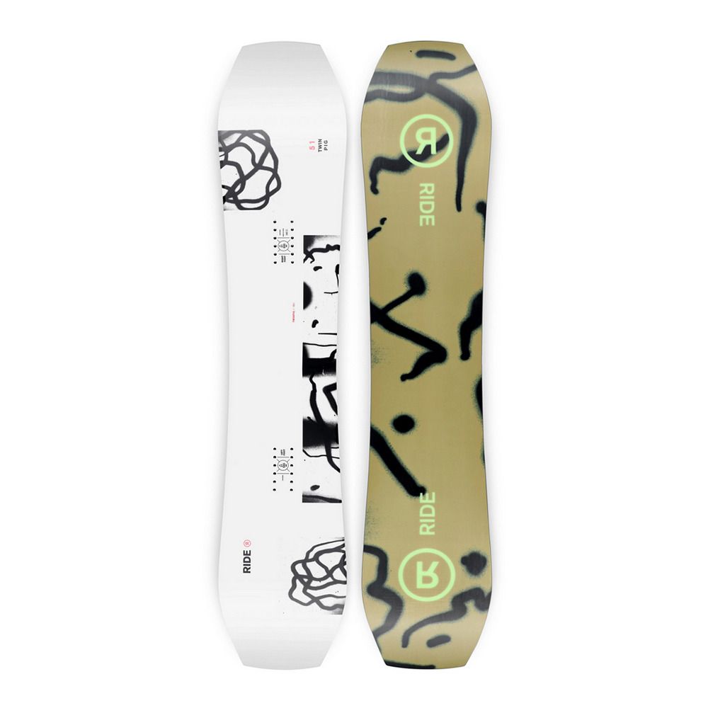 Ride TWINPIG - Snowboard all mountain white/beige
