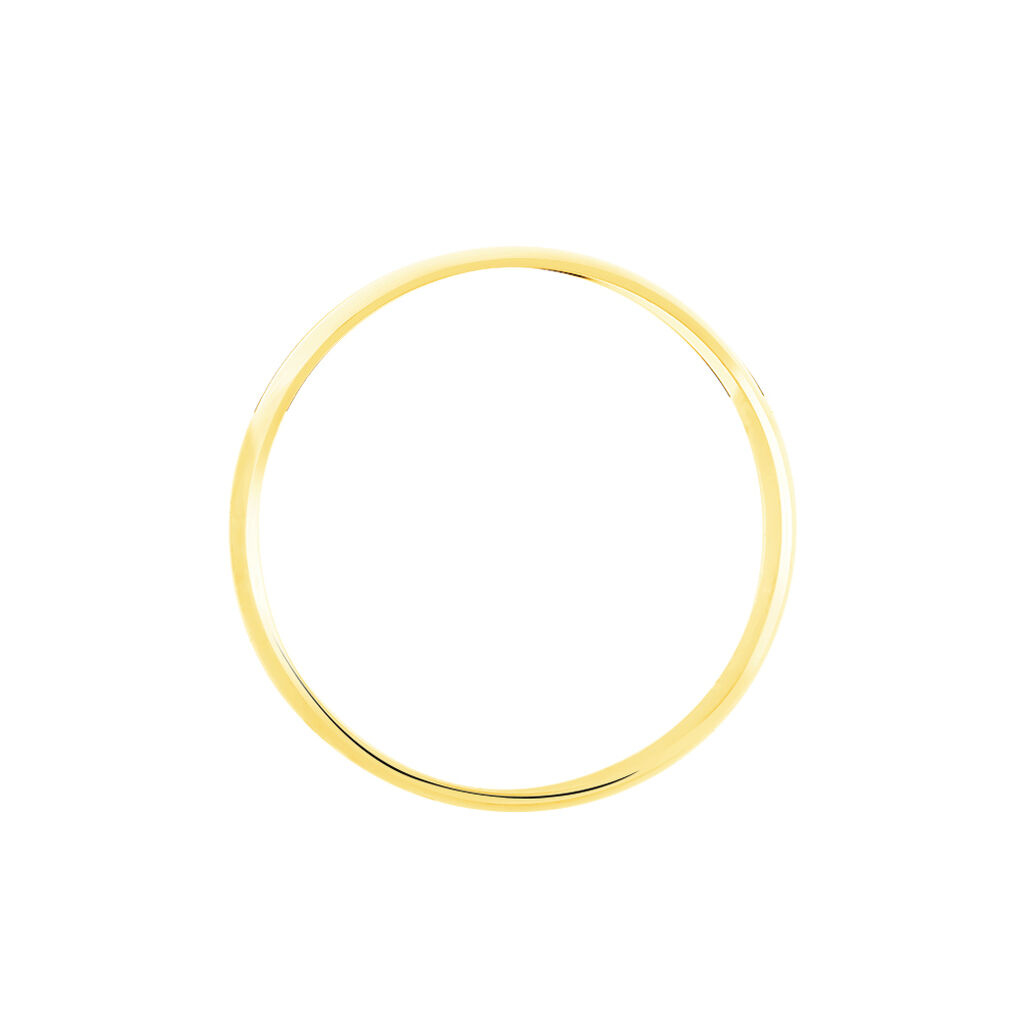 Alliance Demi Jonc Classique Or Jaune