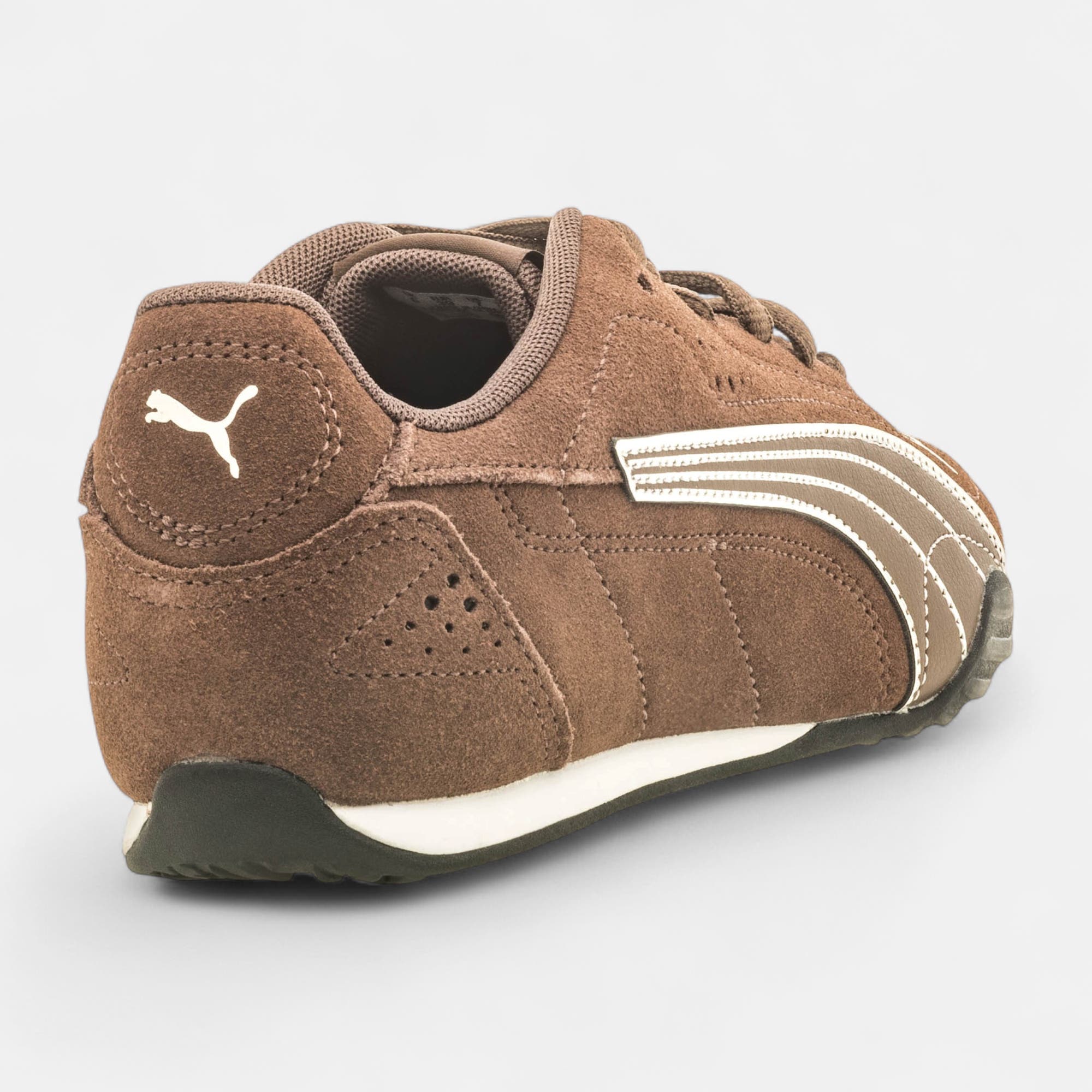 Sneakers Femme en cuir marron