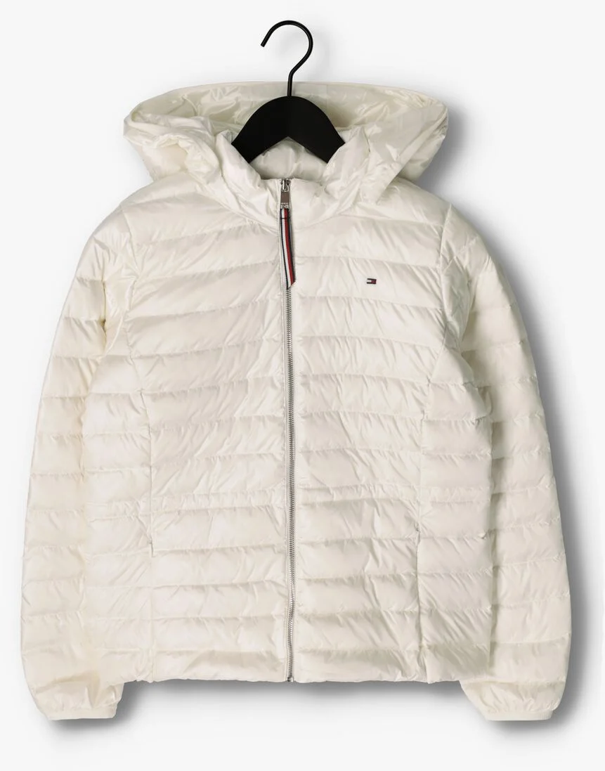 TOMMY HILFIGER ecru tommy hilfiger gewatteerde jas feminine lw down jacket