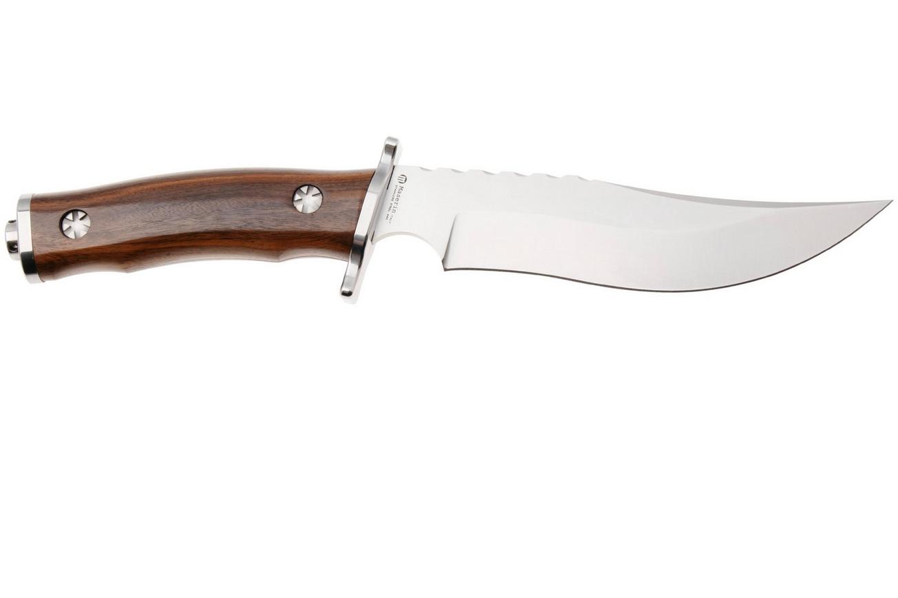 Maserin 987 Siberian Knife, Pao Santos, vaststaand jachtmes, Nicolai Lilin design