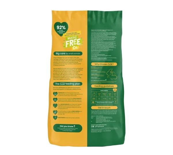 Burgess Excel Adult Rabbit med Oregano 1.5kg