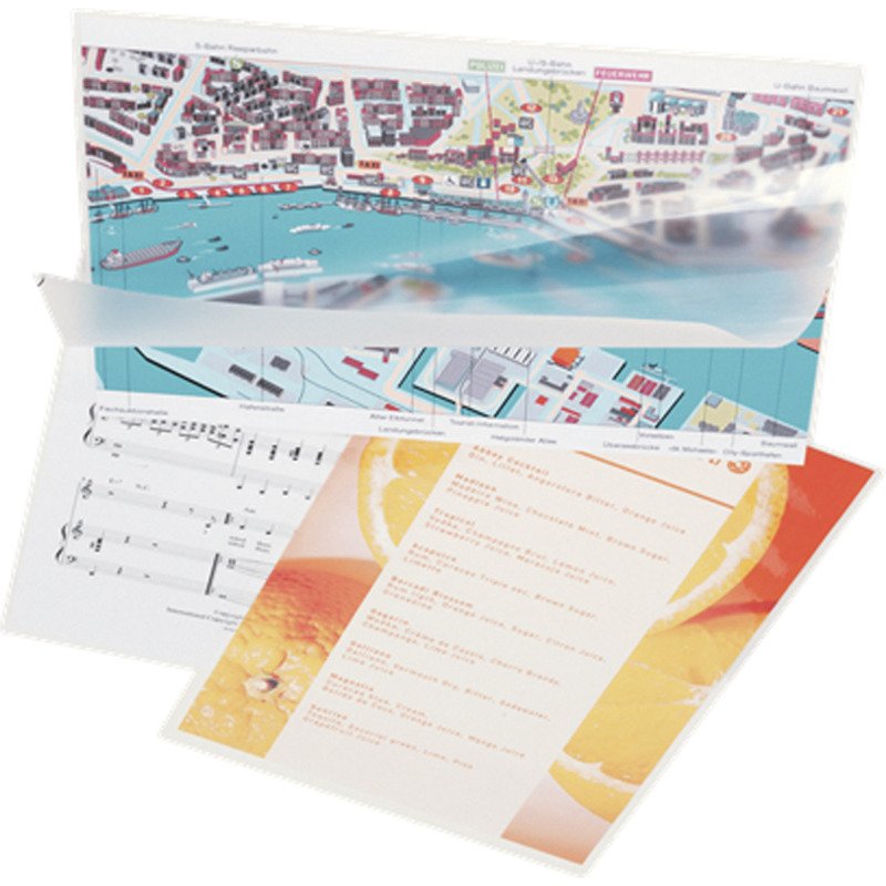 Pochettes de plastification Leitz Speed A4 2 x 125 µ brillantes - Boîte de 100