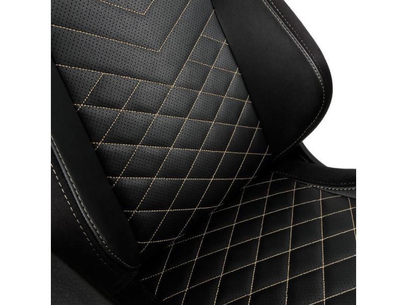 noblechairs Gaming-Stuhl EPIC Schwarz/Gold Besonders bequemer Computersessel, Mercedes-AMG Petronas Motorsport Edition