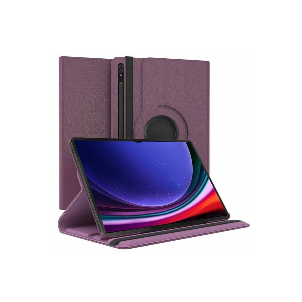 360° roterbar deksel Samsung Galaxy Tab S9 Ultra 14.6 - Lilla