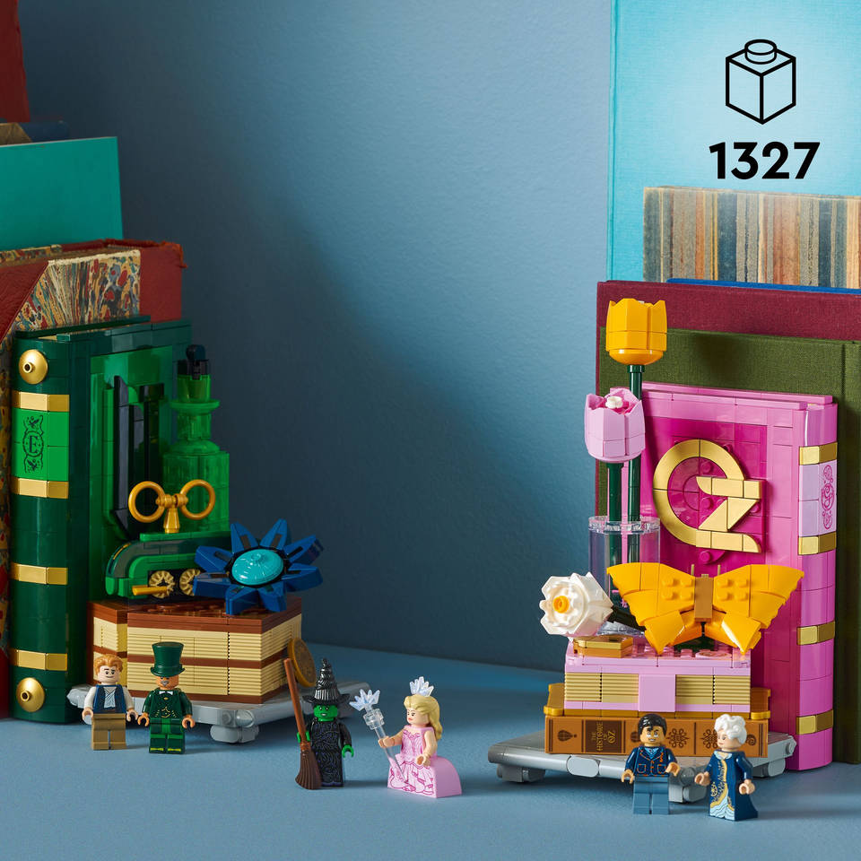 LEGO Wicked Glinda en Elphaba boekensteunen 75691