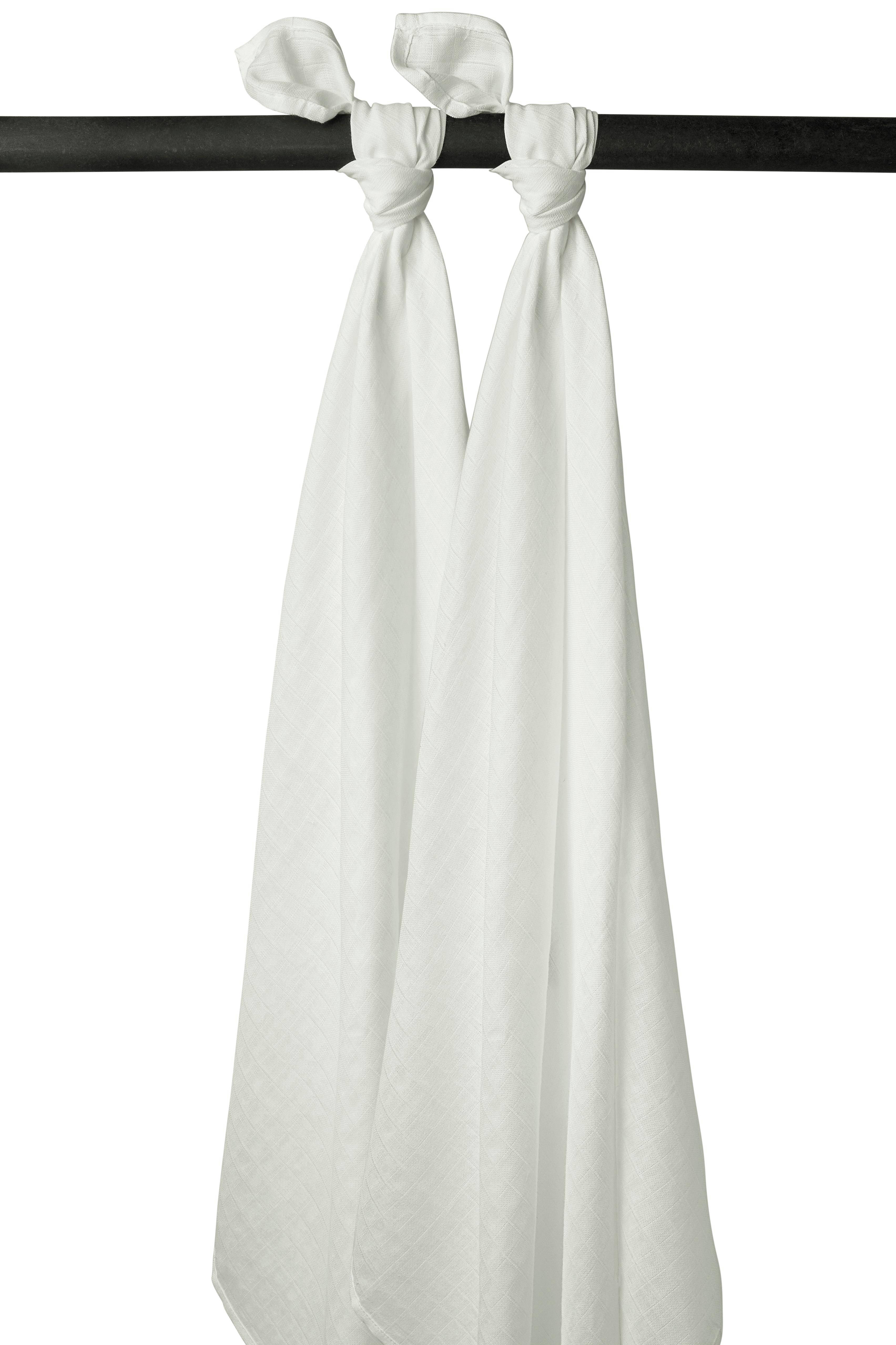 Meyco hydrofiele swaddle Uni 120x120 cm - set van 2 Offwhite