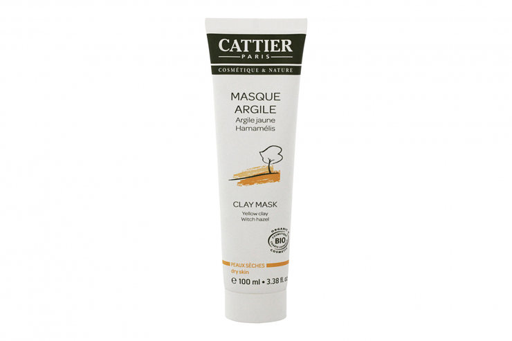 Masque argile jaune hamamélis peau sèche 100ml