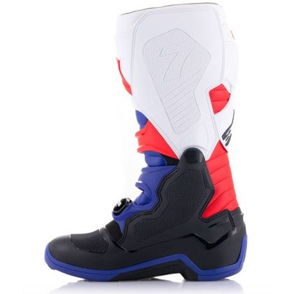 Bottes cross Alpinestars TECH 7 - BLACK / DARK BLUE / RED / WHITE 2023 - Noir / Bleu