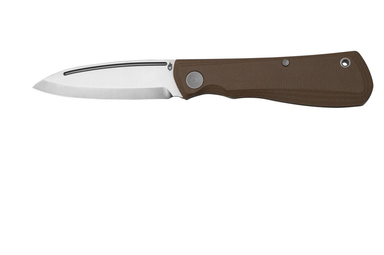 Gerber Mansfield 1064424 natural micarta, zakmes