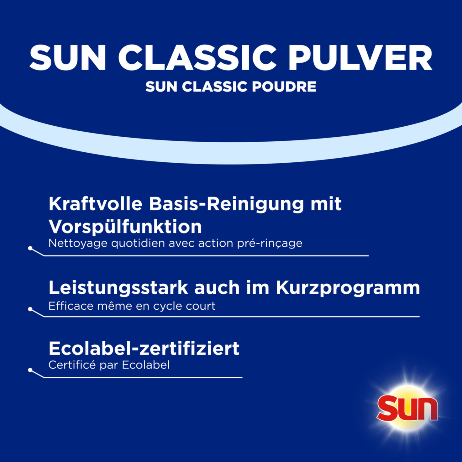 Sun Classic Geschirrspül-Pulver Active Clean