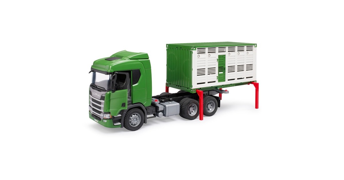 bruderScania Super 560R Veetransportwagen met 1 koe Modelvoertuig  (03548)