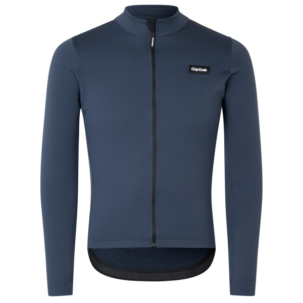 GripGrab EXPLR Merinotech Thermal langærmet cykeltrøje Navy Blue herre
