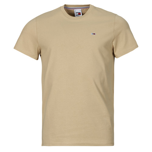 Tommy Jeans - TJM SLIM JERSEY C NECK EXT - Beige