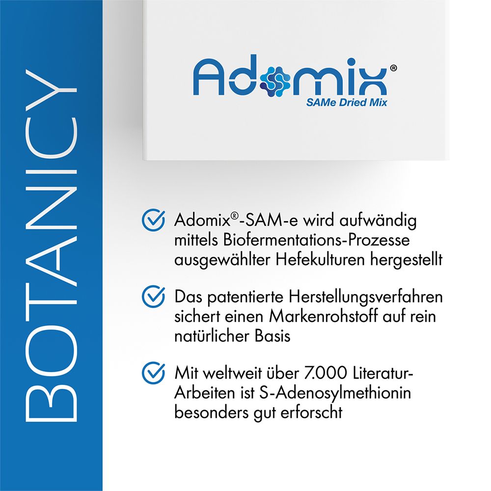 Botanicy - SAM-e forte mit ADOMIX & Kräutern