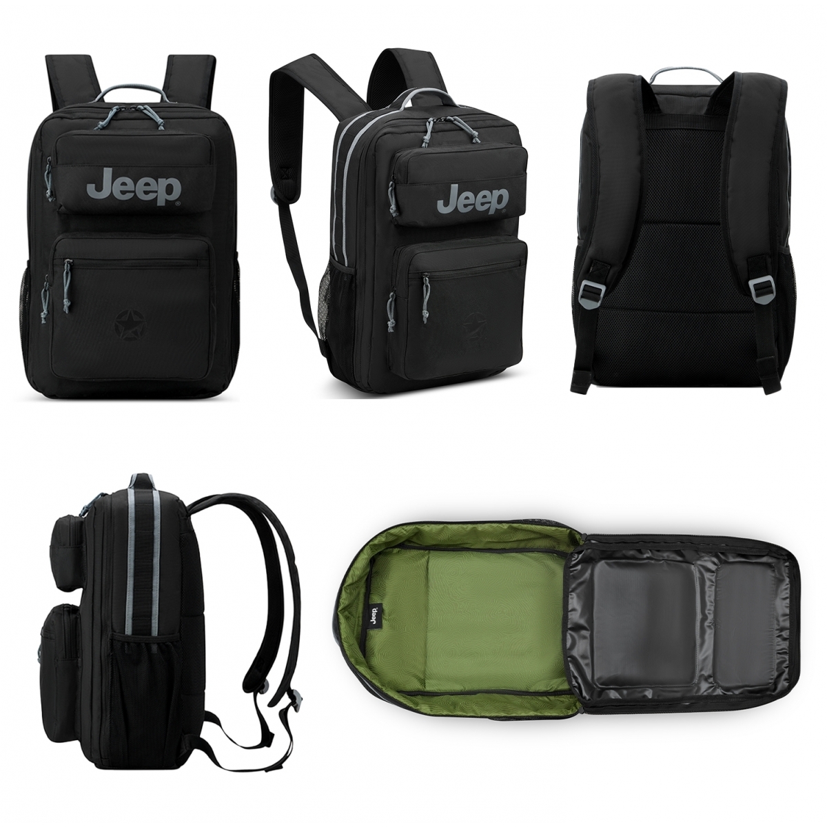 Jeep Sac à dos ordinateur simple compartiment Jeep JS015B 15.6