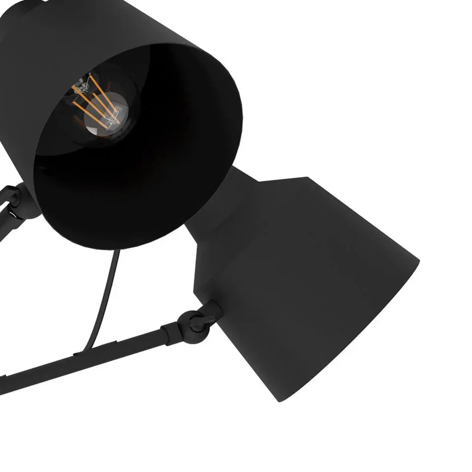 EGLOBasurtuPlafondlamp-E27-Ø105cm-Zwart