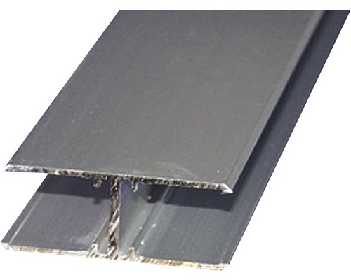 Gutta aluminium H-profiel 16 mm voor dubbelwandige polycarbonaatplaten 2000 mm