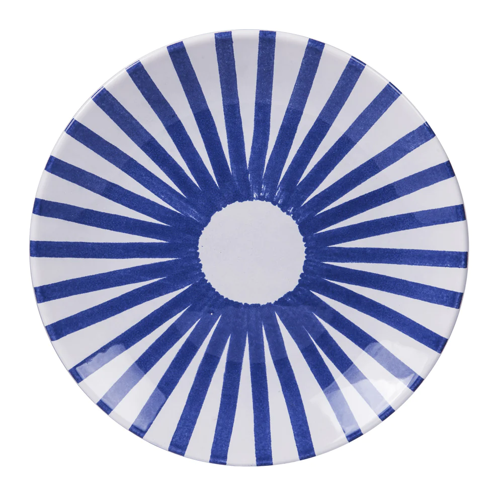 Assiette plate Santiago bleu 26 cm (lot de 6) Table passion