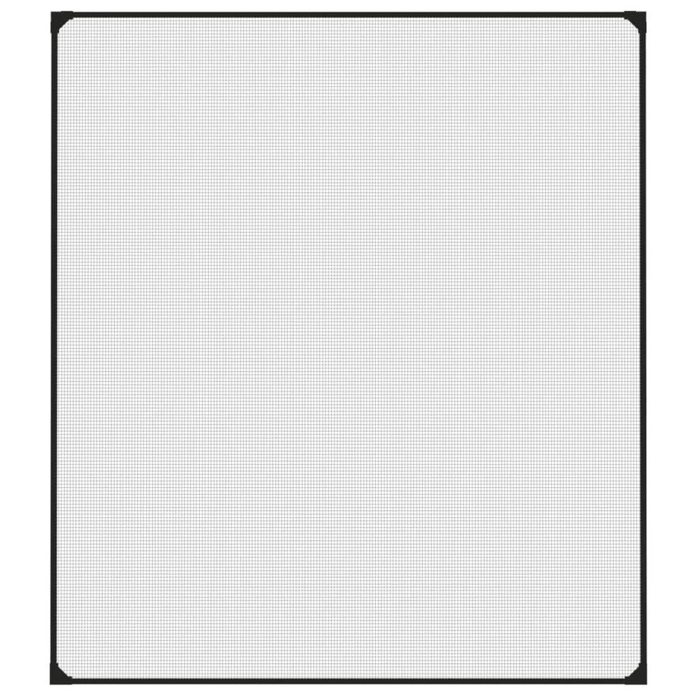 Moustiquaire magnétique pour fenêtres anthracite 130x150 cm