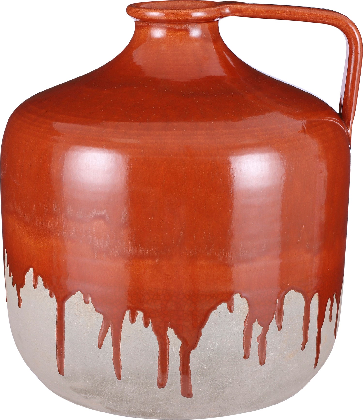 Mica Decorations kruik rood D 30 H 32 cm