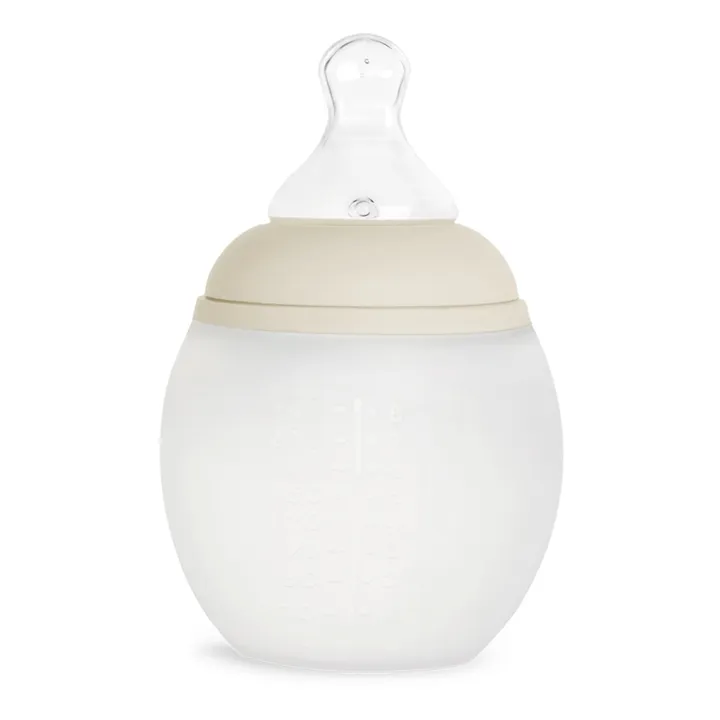 Elhée Biberon en silicone médical et tétine physiologique | Beige
