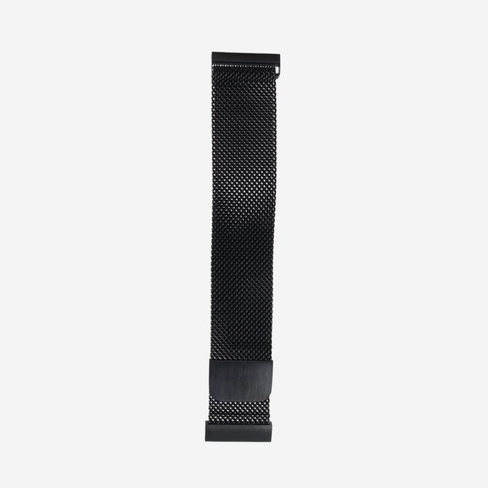 Elevate Unisex Tilbehør til ure/armbånd Watch Band for Forerunner 20mm (Stainless Steel) Sort