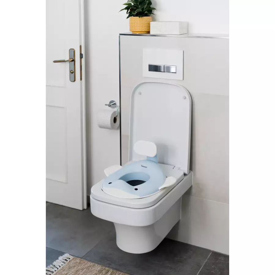 KINDSGUT Toilettenaufsatz Wal hellblau