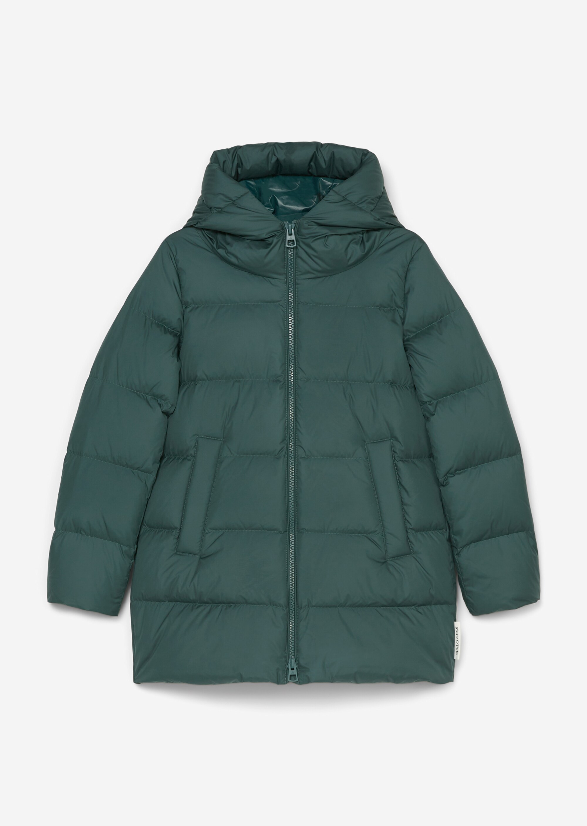 Puffer-Daunenjacke regularaus recycelten Materialien