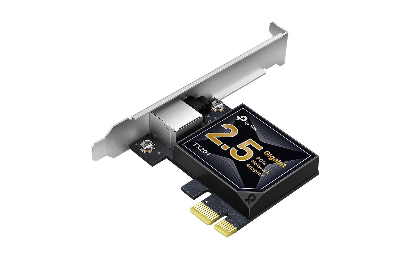 Netzwerk-Adapter TX201 PCI-Express x12.5 Gigabit-PCIe-Netzwerkadapter