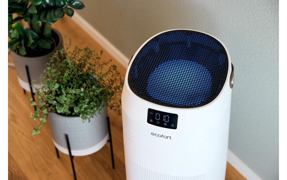 Luftreiniger ecoQ CleanAir 400+ 80 m²<br>Effektive Luftreinigung: Reduziert Allergien und verbessert die Raumluft