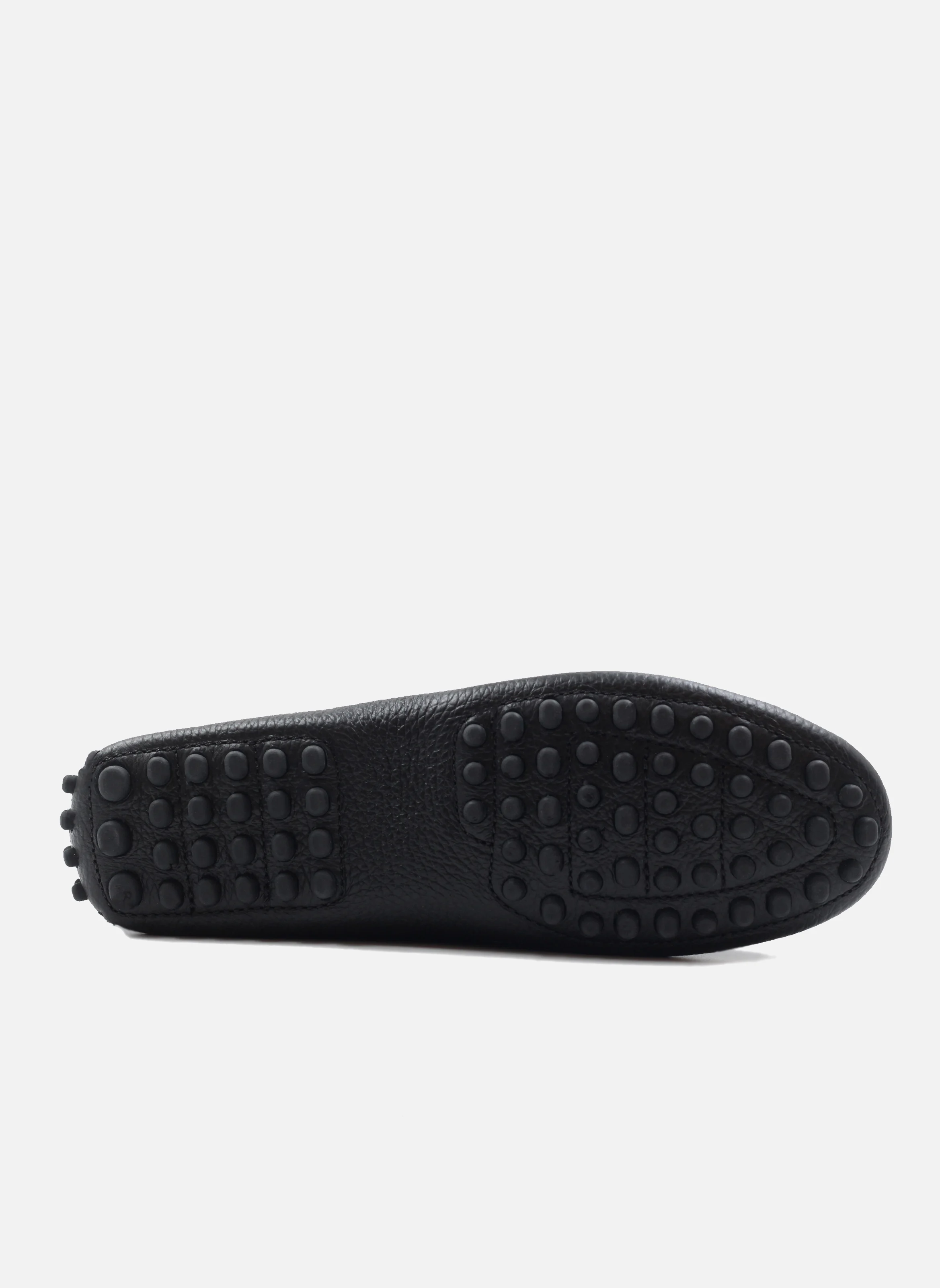 Mocassins femme cuir grainé | Noir