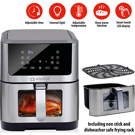 Alpina Airfryer digital 8 liter