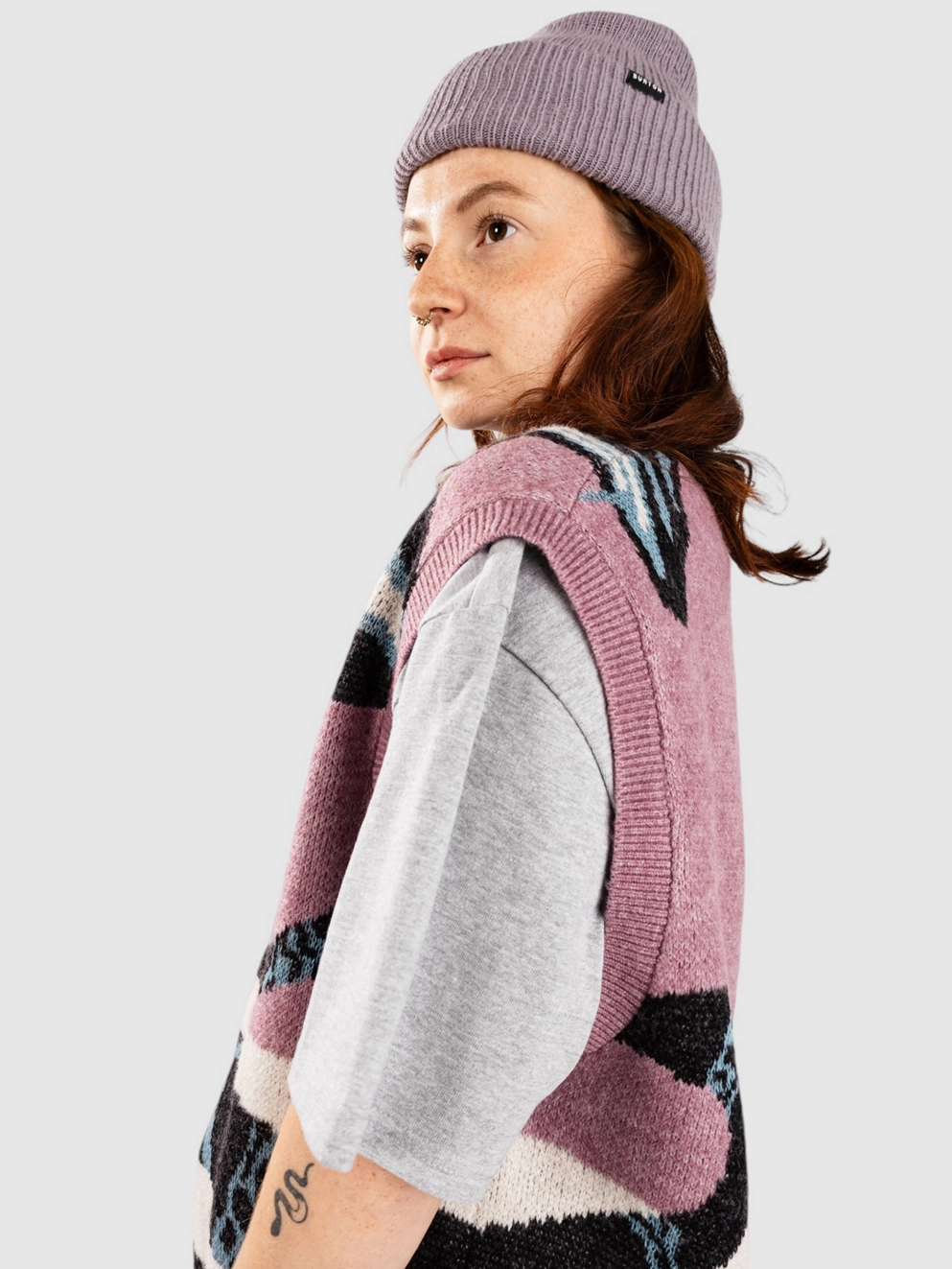 Nike Snake Pullover plum drust