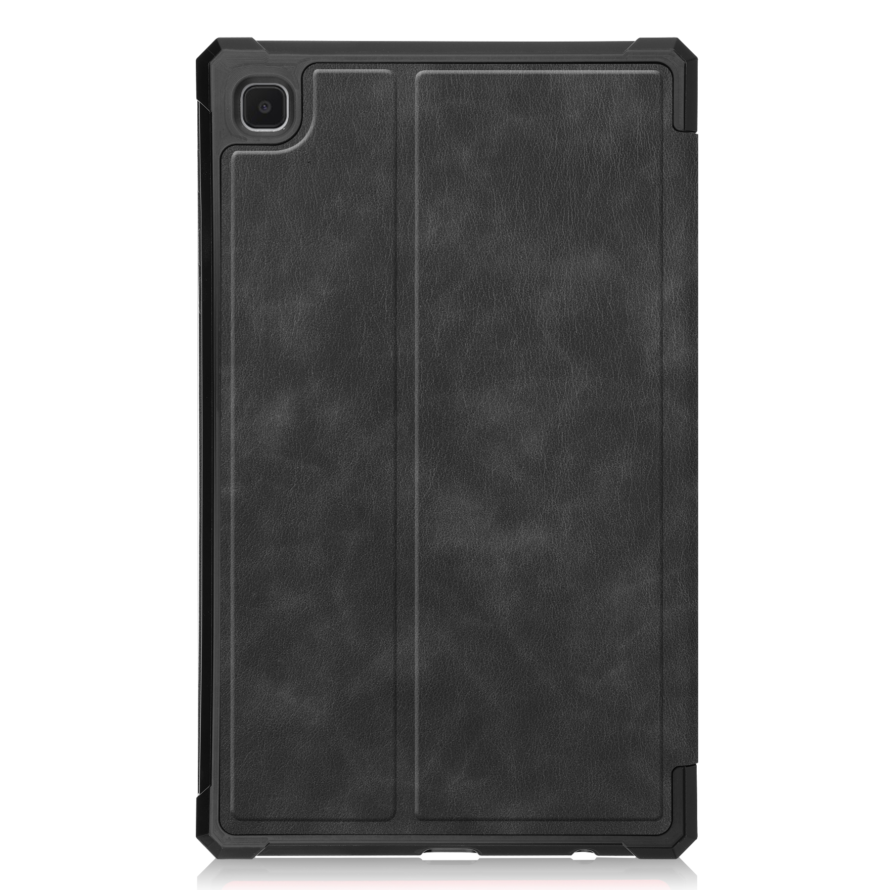 Samsung Galaxy Tab A 8.0 (2019) Vintage Leder Tasche Smart Case Hülle - Schwarz