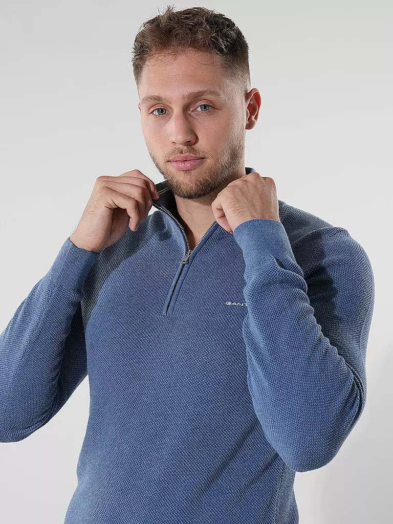 GANT Troyer Pullover blau