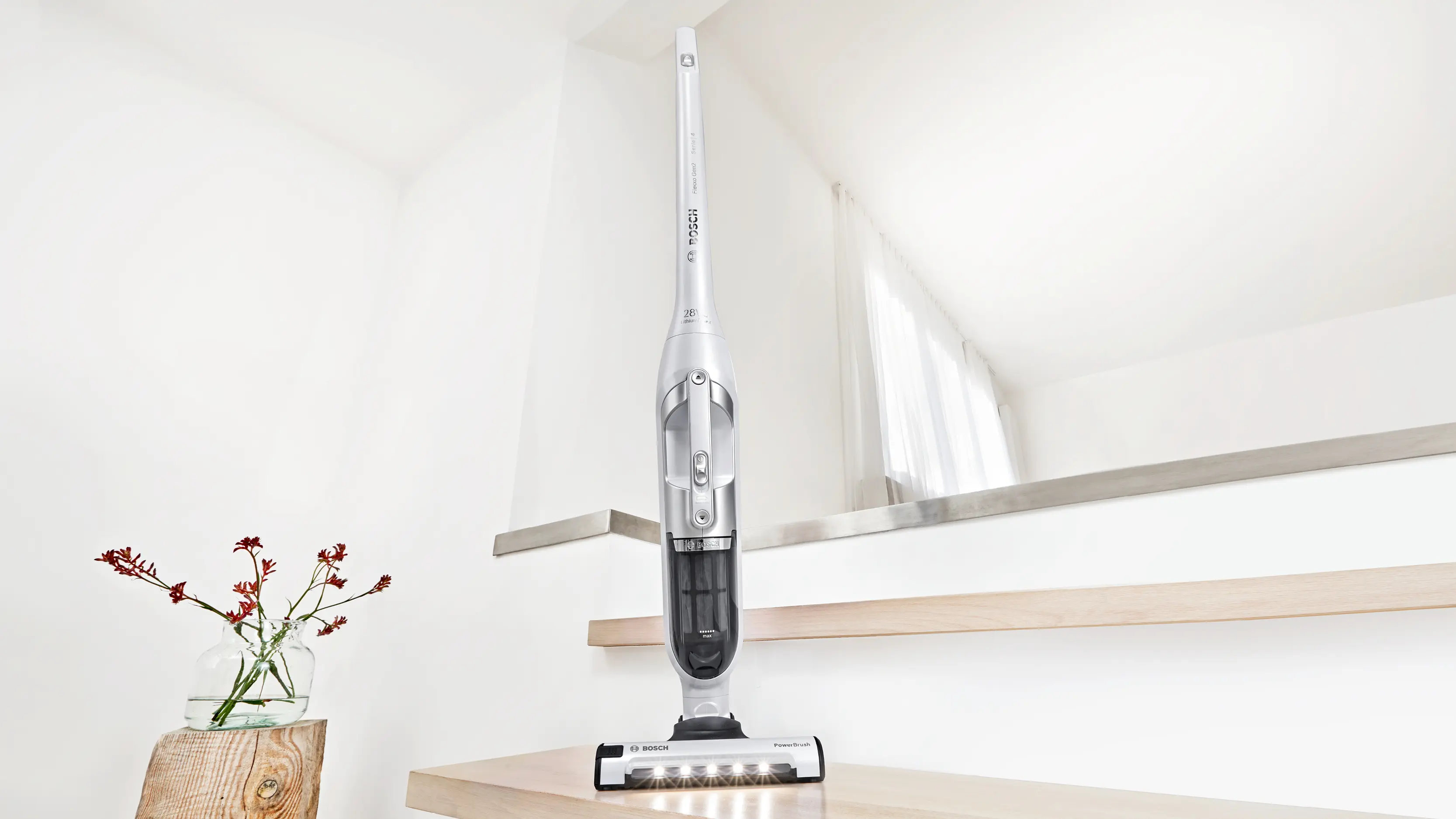 Serie 4 Draadloze steelstofzuiger Flexxo Gen2 28Vmax Wit